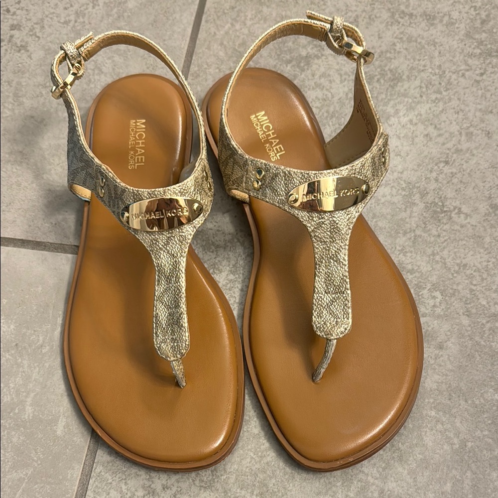 Michael Kors Women's Tan Sandals